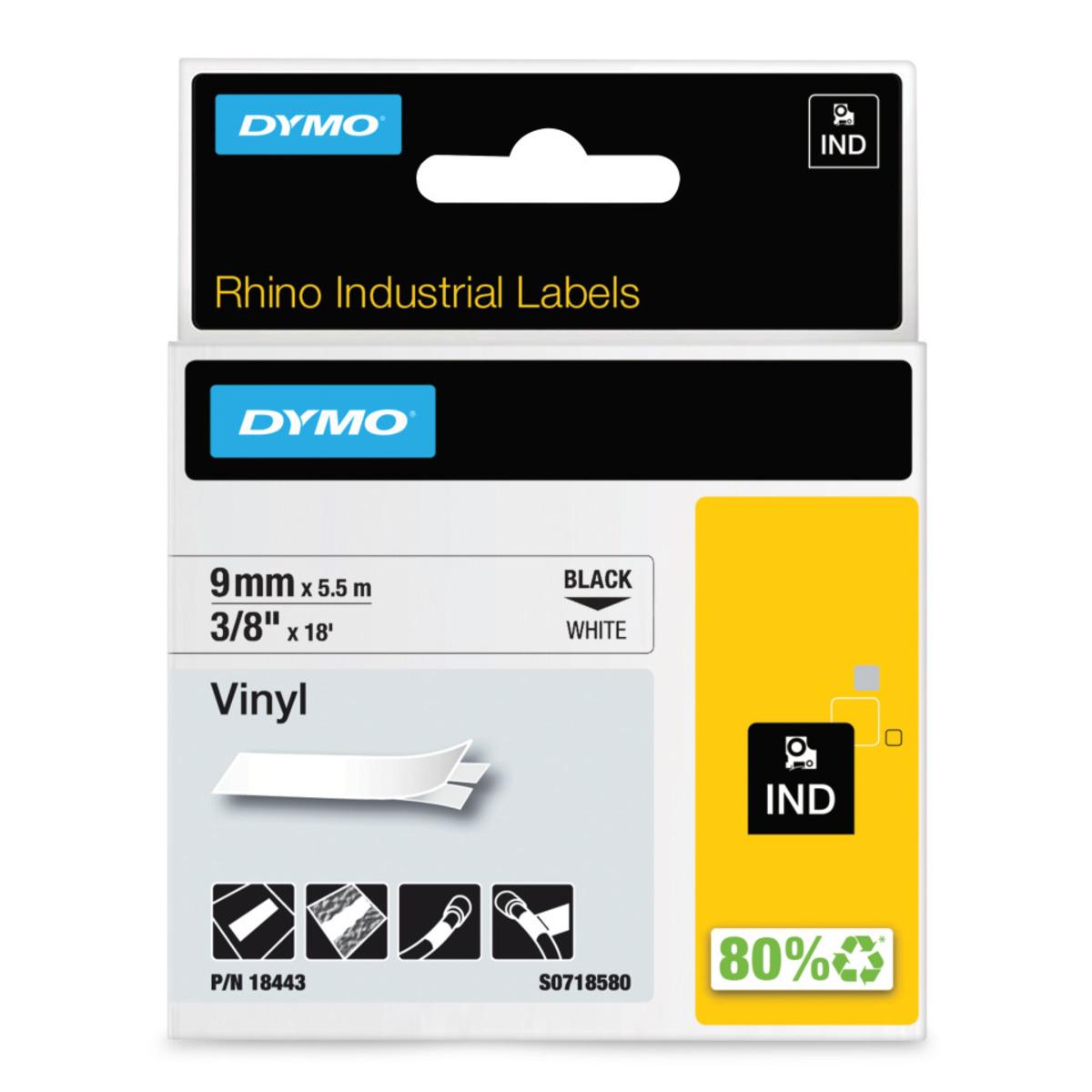 DYMO® Heißschrumpfschlauch Original IND-Heißschrumpfschlauch für Rhino™ kompatibel mit: Rhino 4200, Rhino 5200, Rhino 6000, Rhino 6000+