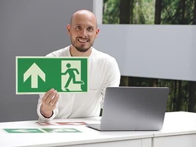 Flucht- und Rettungswege - Kroschke SIGN Themenwelt