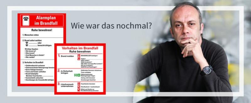 Tipps zum Verhalten im Brandfall