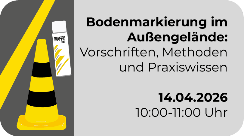 Webinar - Bodenmarkierung im Außengelände