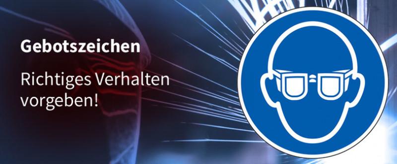 Gebotszeichen - Bedeutung - für richtiges Verhalten