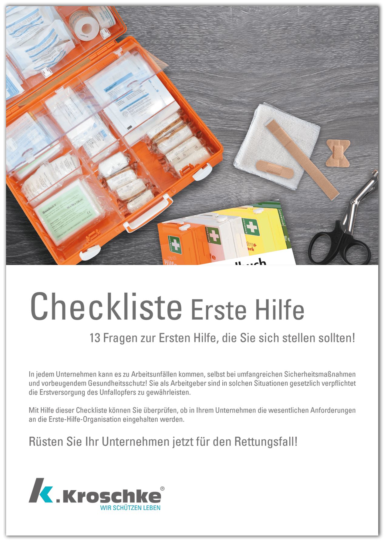 Checkliste - 13 Fragen zur Ersten Hilfe