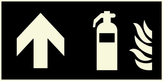 Brandschutzzeichen Bedeutung - charakteristisches Flammensymbol