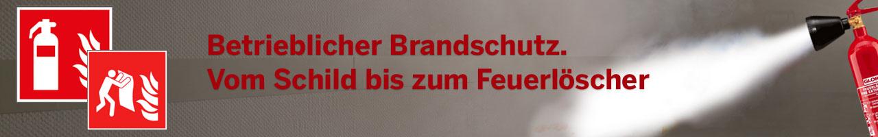 Betrieblicher Brandschutz - Schilder, Feuerlöscher, Löschdecken u. v. m.