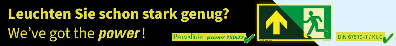 PERMALIGHT® power Zeichen - Tausch dich sicher
