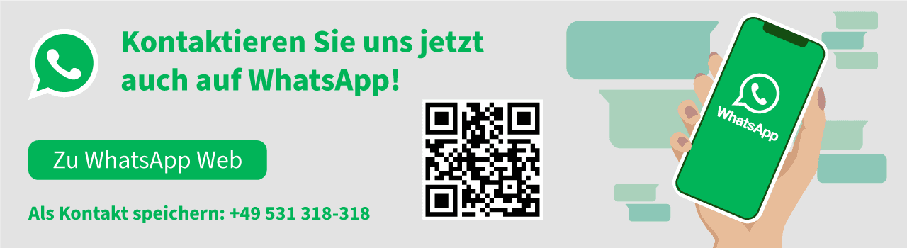 WhatsApp Kontaktmöglichkeit