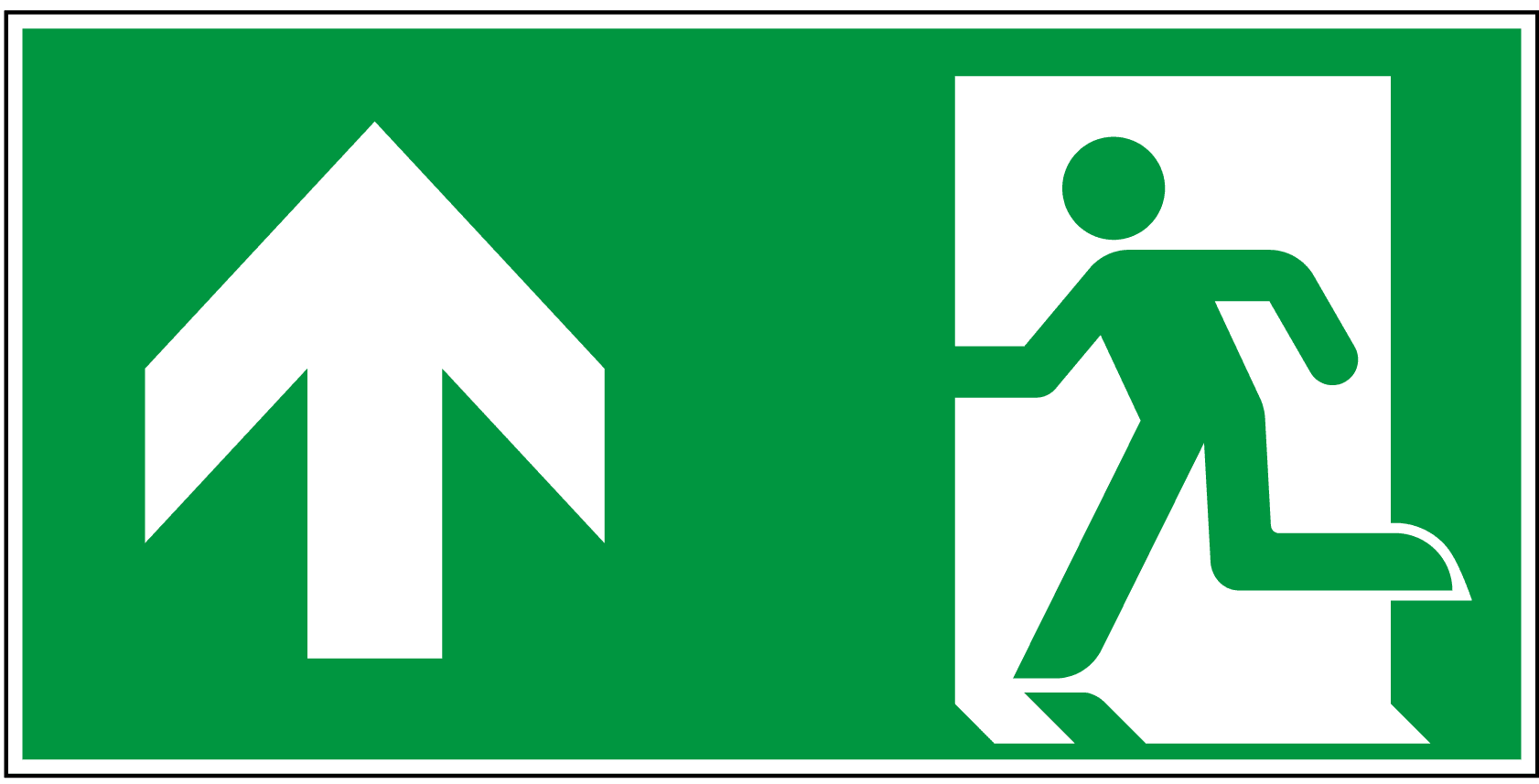 Fluchtwegschilder Notausgang