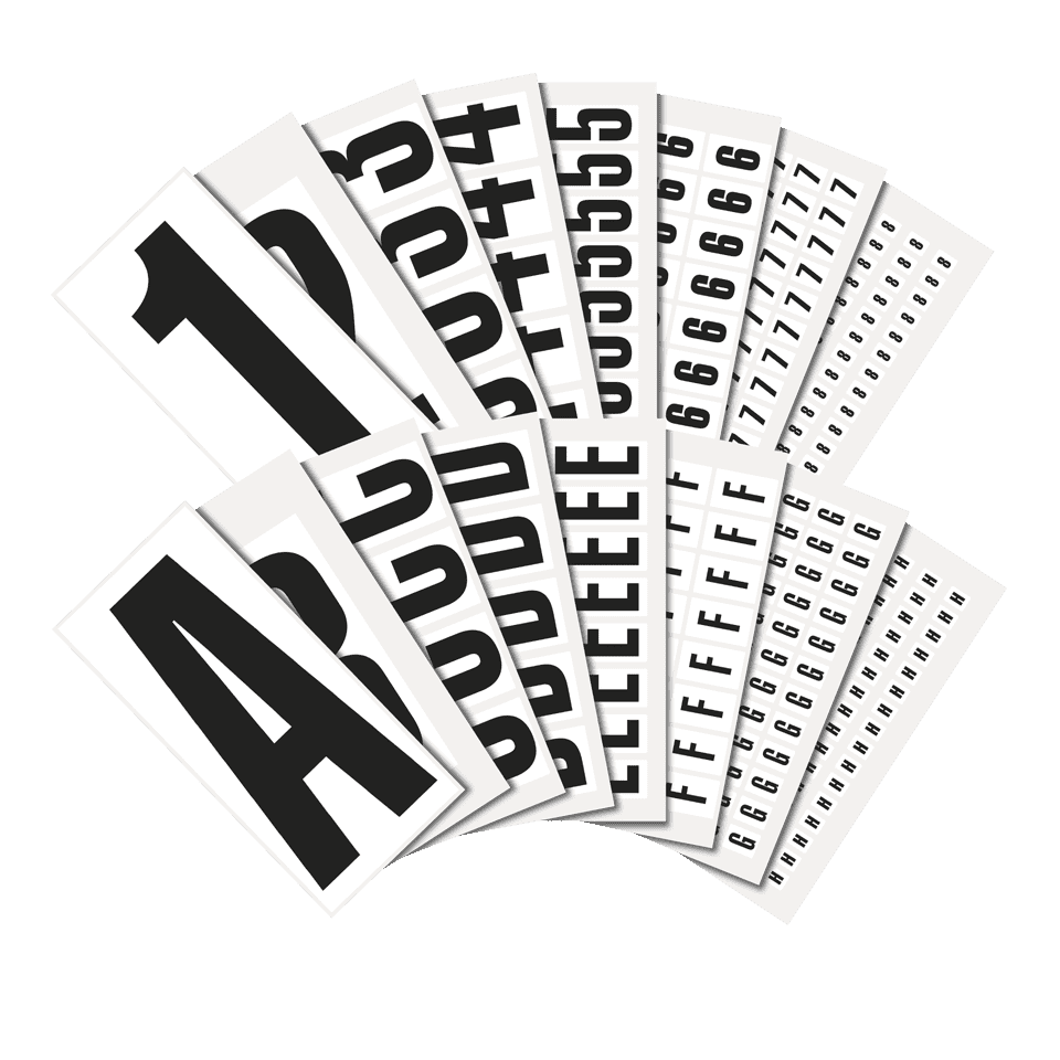 Klebebuchstaben & Klebezahlen online kaufen
