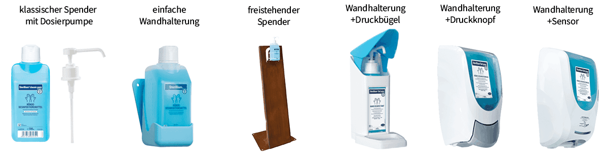Seifenspender und Desinfektionsmittelspender