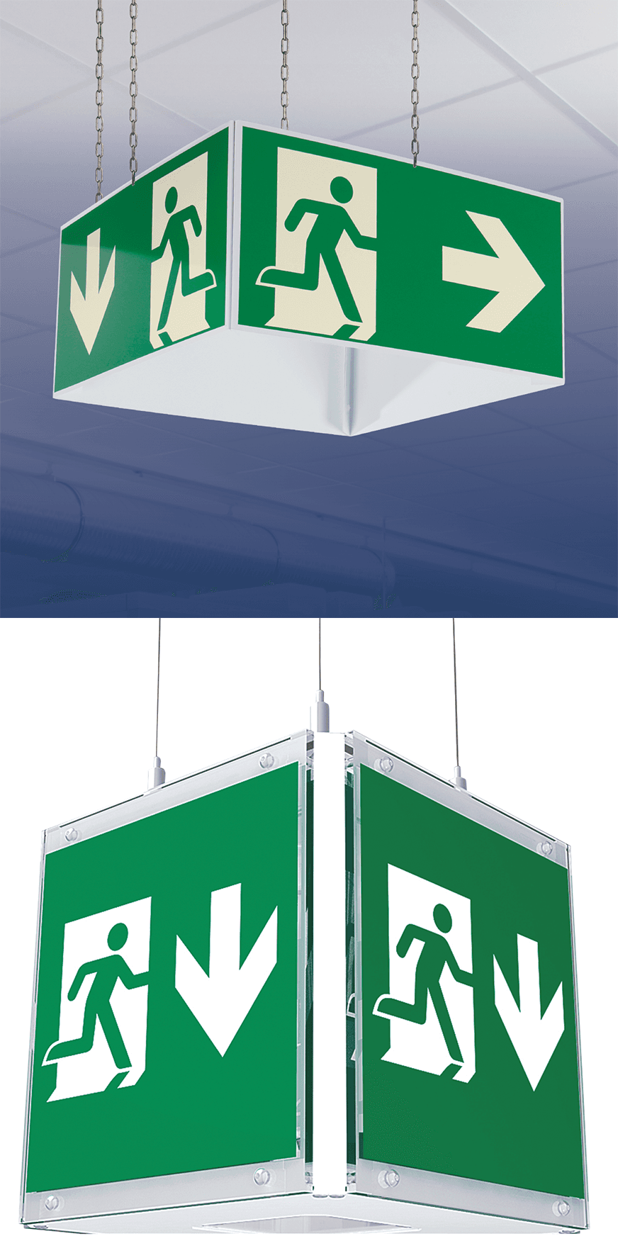 Fluchtwege Rettungswürfel