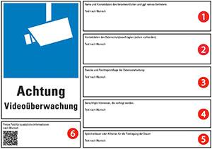 videoüberwachungs-aushang gemäß DSGVO