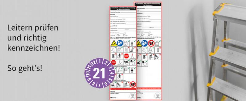 Leitern prüfen und kennzeichnen - Unfallrisiko senken!