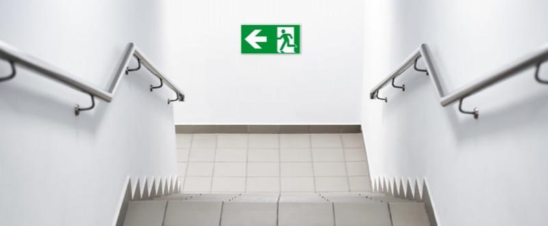Fluchtwege für Rollstuhlfahrer - barrierefreie Wege