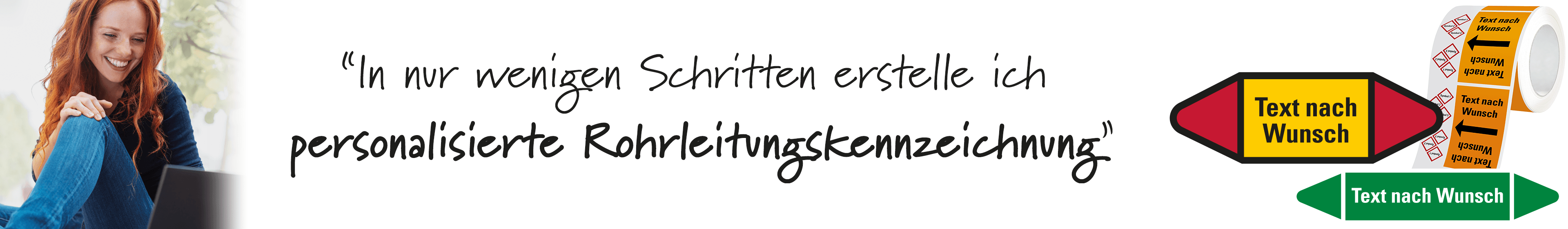 Individuelle Rohrkennzeichen