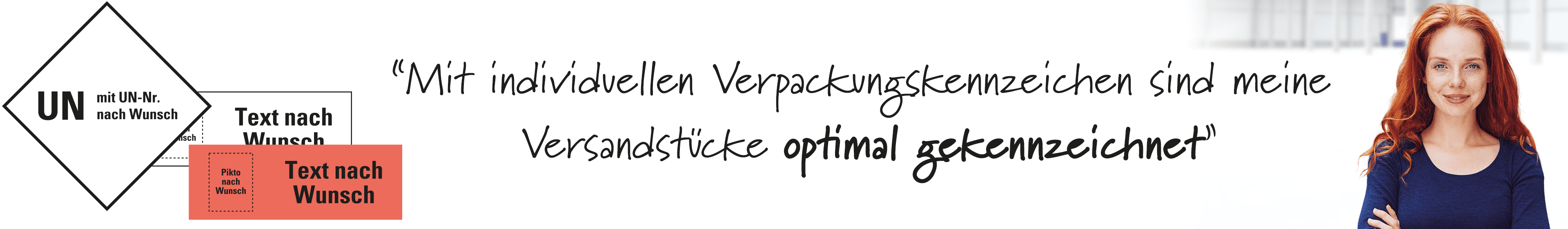 Individuelle Verpackungskennzeichen & Gefahrgutaufkleber