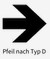 Symbol Pfeil Typ D