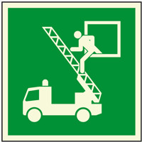 Rettungsschild Rettungsausstieg