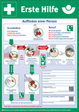 Aushang Erste Hilfe