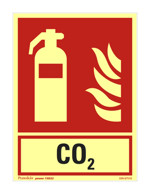 Permalight Zeichen - Co2 Feuerlöscher