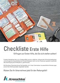 Checkliste: 13 Fragen zur Ersten Hilfe Checkliste: 13 Fragen zur Ersten Hilfe