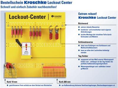 Wartungssicherung Lockout-Center Wartungssicherung Lockout-Center