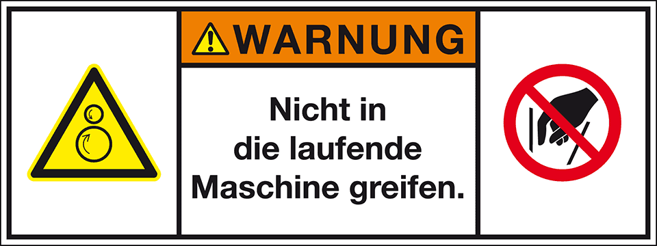 Produktsicherheitsschild