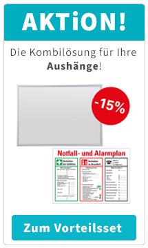 Die Kombilösung für Ihre Aushänge