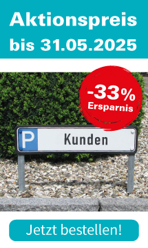 Parkplatz-Reservierungsschild