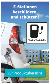 E-Tankstellen kennzeichnen und schützen