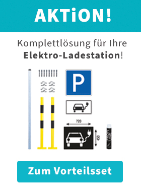 Ladestationen & Schilder für E-Autos