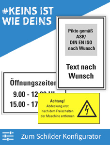 Kroschke SIGN Schilder Konfigurator