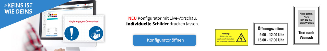 Schilder Konfigurator