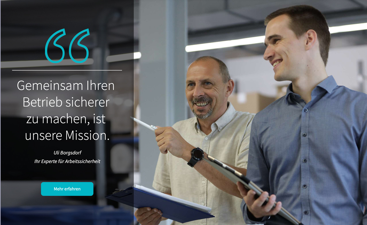 Mehr zu Dienstleistungen erfahren Banner Dienstleistugen