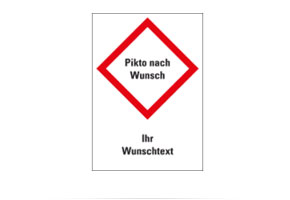 Individuelle Gefahrstoffaufkleber - GHS/CLP