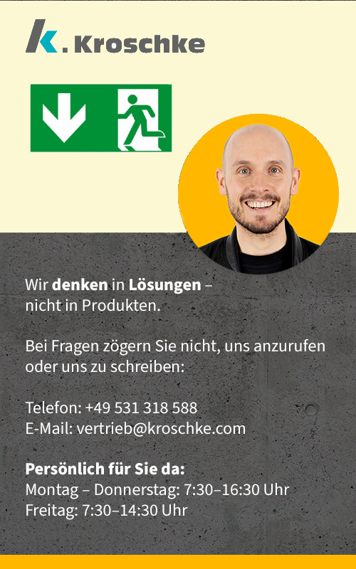 Kontakt zum Fluchtwegservice