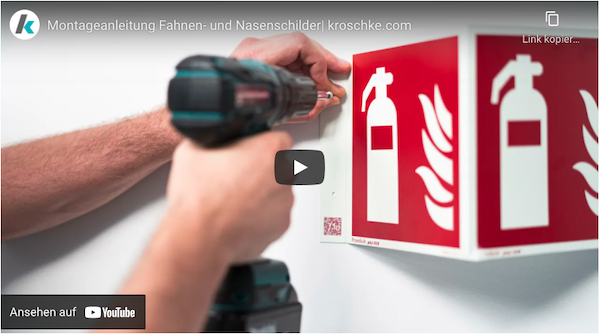 Video Nasen- und Fahnenschilder