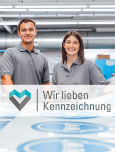 Wir lieben Kennzeichnung