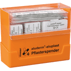 aluderm®-aluplast Pflasterspender, gefüllt, Kunststoff, Wandhalterung, 160x122x57mm Bild 1
