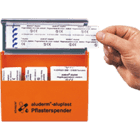 aluderm®-aluplast Pflasterspender, gefüllt, Kunststoff, Wandhalterung, 160x122x57mm Bild 2
