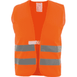 Warnweste, Kategorie II, EN ISO 20471 / Klasse 2, leuchtorange, Universalgröße