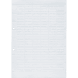 Etiketten aus Papier, zum Selbstbeschriften, weiß, Papier, 16,5 x 40mm, 600 / VE