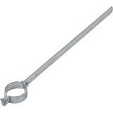 Ausleger- Rohrschelle ER 350, für Pfosten Ø 76mm, Stahl, Lochabstand 500mm, 693 x 30mm