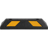 K.57 ParkGuide Parkplatzbegrenzer, z.Aufdübeln, schwarz / gelb, Gummi, 550 x 150 x 100mm