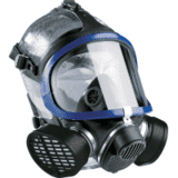 Dräger Vollmaske X- Plore 5500, Kat.III, mit 2-Filter- Bajonett- Anschluß, blau / grau