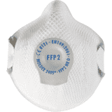 MOLDEX filtrier. Halb- / Feinstaubmaske 2405 15 FFP2NR D, Kat.III, Klimaventil, 20 / VE