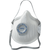 MOLDEX filtr. Halb- / Feinstaubmaske 2555 01 FFP3 NR D, Kat.III, mit Ventil, 20 / VE