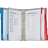 DURABLE FUNCTION Wall 10, Sichttafel- System, inkl.10 Sichttafeln, 322 x 73mm