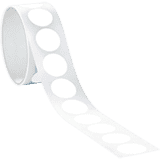 Markierungspunkt, blanko, weiß, Folie, selbstklebend, Ø 37mm, 100 / Rolle