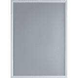 Wechselrahmen, mit spitzen Ecken, silber, Aluminium, Profilbreite 20mm, DIN A2