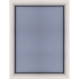 Wechselrahmen, mit Klapp- Profil, weiß, Aluminium, Profilbreite 25mm, A3